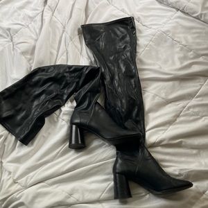 Zara over the knee boots